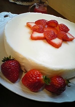 簡単美味しいヘルシー！ヨーグルトケーキ♡-レシピのメイン写真