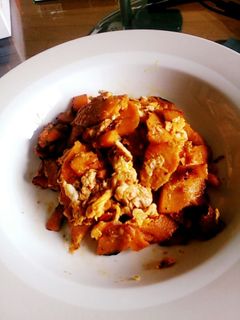 カボチャ玉子炒め-レシピのメイン写真