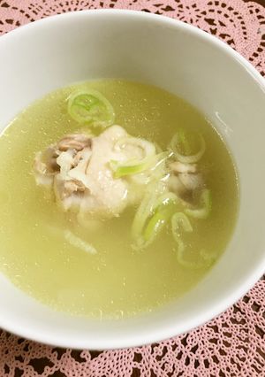 BRITAの美味しいお水で鳥肉のスープ-レシピのメイン写真