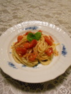 冷製トマトパスタ-レシピのメイン写真