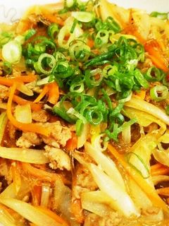 春雨と鶏そぼろの炒め煮-レシピのメイン写真