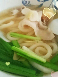 高知県産薬味たっぷり味噌肉うどん-レシピのメイン写真