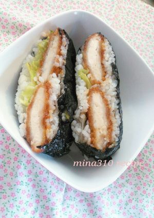 手抜き＆簡単♪おにぎらず～チキンカツ編-レシピのメイン写真