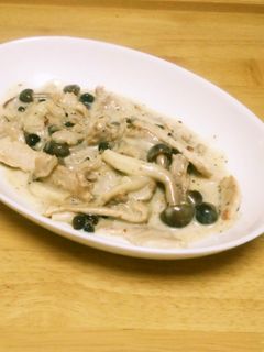 豚肉ときのこのクリーム煮-レシピのメイン写真