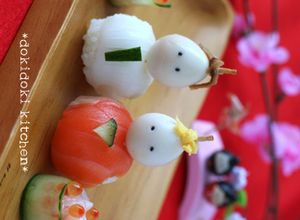 ひな祭りに♡手まり寿司のお雛様-レシピのメイン写真