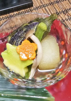 冬瓜で秋の炊いたん小鉢-レシピのメイン写真