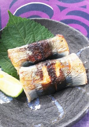 秋刀魚の味噌ロール焼き-レシピのメイン写真