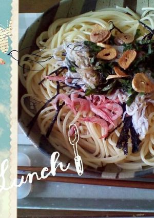 しらすぶっかけパスタ-レシピのメイン写真