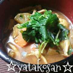 รูปของ 秋冬~お味噌味で心ほっこり♪すいとん汁