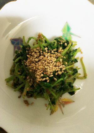 豆苗の胡麻和え 簡単！-レシピのメイン写真