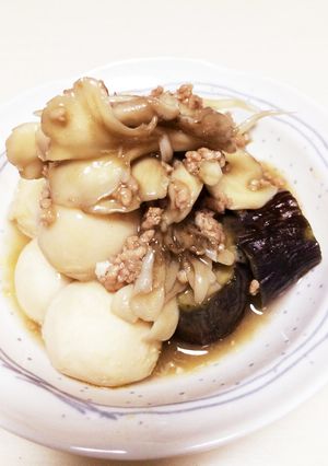 なだ万風☆ナスと里芋の煮物-レシピのメイン写真