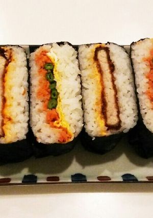 ガッツリ食べたいおにぎらず-レシピのメイン写真