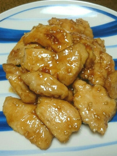 鶏むね肉de甘辛照り焼きチキン-レシピのメイン写真