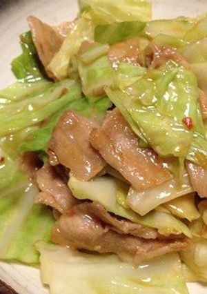 豚肉とキャベツの味噌いため-レシピのメイン写真