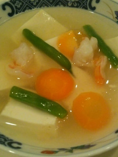 豆腐と海老の中華スープ-レシピのメイン写真
