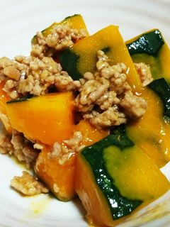 ☆うま~!な、かぼちゃのそぼろ煮☆-レシピのメイン写真