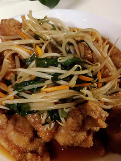 鶏からもやし甘酢あんかけ-レシピのメイン写真