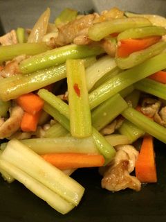 豚肉とセロリの中華炒め-レシピのメイン写真