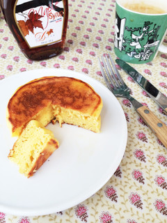 簡単に楽して分厚いホットケーキを作る。-レシピのメイン写真