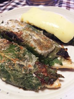 ささみの大葉巻き!梅とチーズを添えて…-レシピのメイン写真