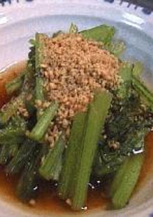カブ菜の煮浸し・牡蠣風味-レシピのメイン写真