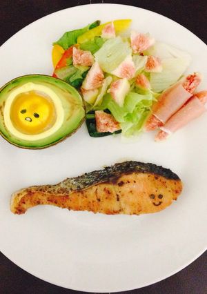 キャラご飯＊ぐでたまと切り身ちゃん-レシピのメイン写真