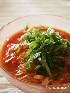 簡単☆トマトとツナの冷やしそうめん-レシピのメイン写真