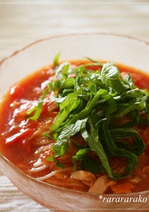 簡単☆トマトとツナの冷やしそうめん-レシピのメイン写真
