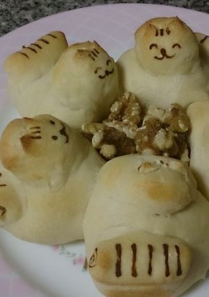 リスさんのちぎりあんパン-レシピのメイン写真