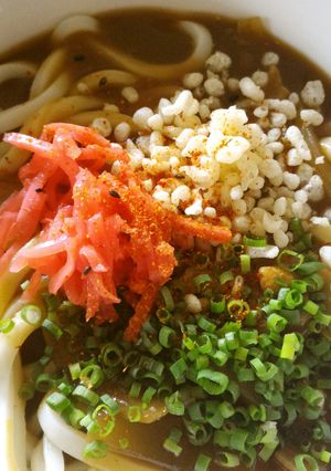 昼食に、定番のカレーうどんを簡単に。-レシピのメイン写真