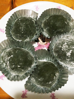 ヨモギ大福-レシピのメイン写真