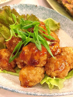 甘酢餡かけ肉団子-レシピのメイン写真