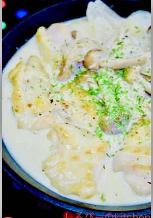 元ハンバーグ職人の鶏もも肉のクリーム煮!-レシピのメイン写真