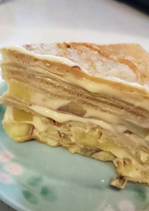 簡単りんごさつまいもミルクレープ おやつ-レシピのメイン写真