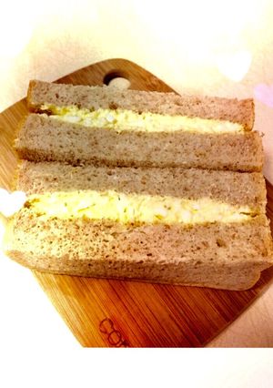 まさかのあれで!ふわふわ卵サンドイッチ☆-レシピのメイン写真