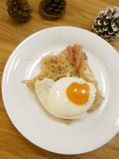一人御膳□素麺で,なんちゃって焼きそば-レシピのメイン写真