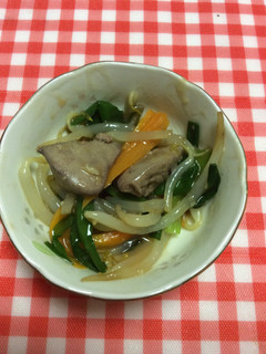 麺つゆで!鷄レバーのもやし炒め-レシピのメイン写真