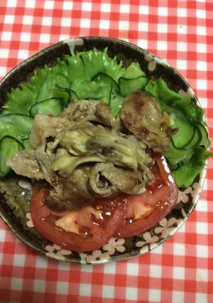 すき焼のタレで！豚肉のニンニクソース-レシピのメイン写真