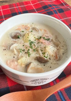 きのこたっぷり♡ポテトベーコンチャウダー-レシピのメイン写真