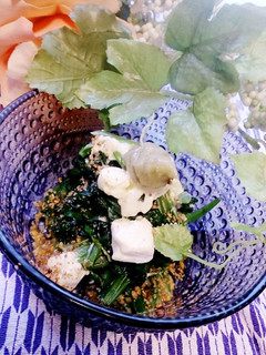 ほうれん草のゴマチーズ和え-レシピのメイン写真