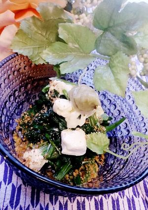 ほうれん草のゴマチーズ和え-レシピのメイン写真