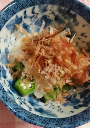やまかけオクラ-レシピのメイン写真