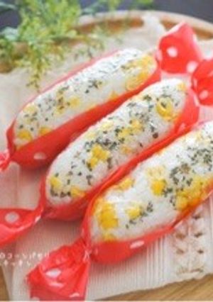 スティックおにぎり☆コーンパセリ-レシピのメイン写真