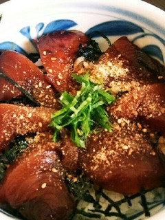 簡単!カツオの漬け丼-レシピのメイン写真