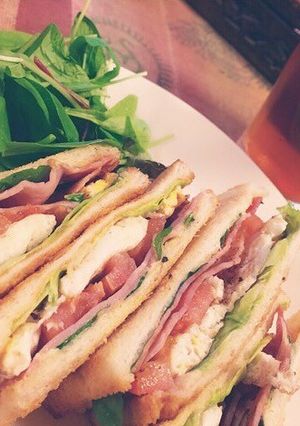 具だくさんクラブハウスサンド-レシピのメイン写真