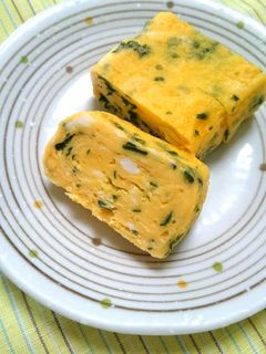 ふりかけで!わかめ入り卵焼き-レシピのメイン写真