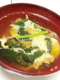 モロヘイヤの味噌汁-レシピのメイン写真
