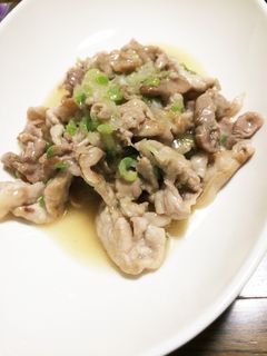 簡単☆豚肉ネギ塩だれ炒め☆-レシピのメイン写真