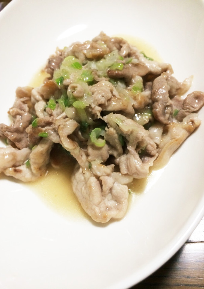 簡単☆豚肉ネギ塩だれ炒め☆-レシピのメイン写真