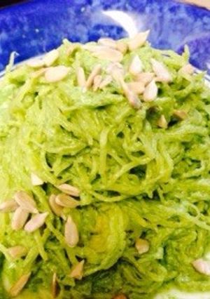 生野菜でジェノベーゼソース風#ローフード-レシピのメイン写真